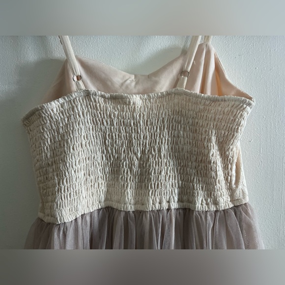 NWOT • Xhilaration Cream Corset + Tulle Dress - Picture 7 of 9